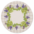 Tuscan Vine Gingham Frame Mahjong Mat | Mahjong by SI