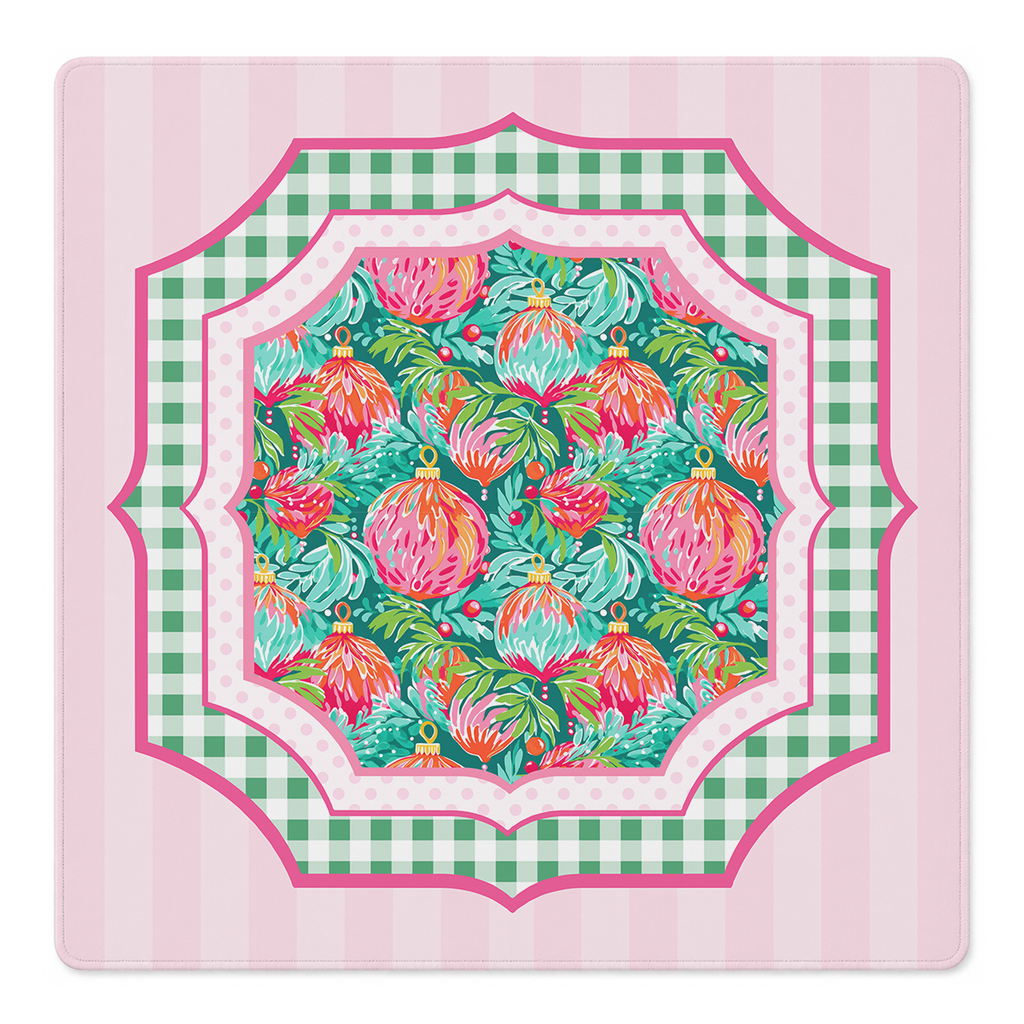 Mahjong by SI™ Pink Jingle Mahjong Mat