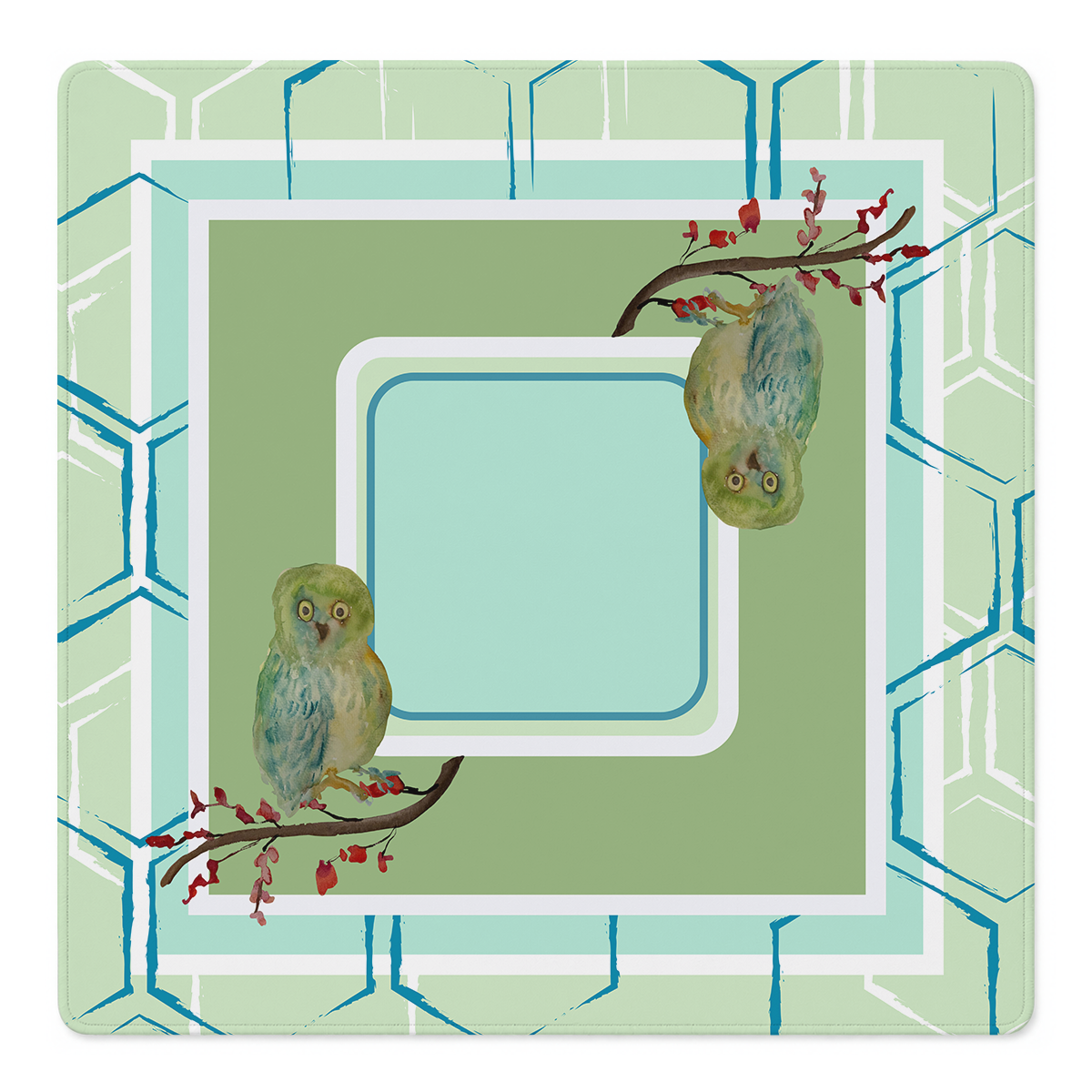 Owl Be Watching You Mahjong Mat | Mahjong by SI