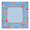 Poolside Flamingle Mahjong Mat | Mahjong by SI