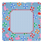 Poolside Flamingle Mahjong Mat | Mahjong by SI