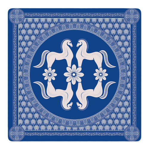 Brío Real Mahjong Mat by Catalina Estrada | Mahjong by SI