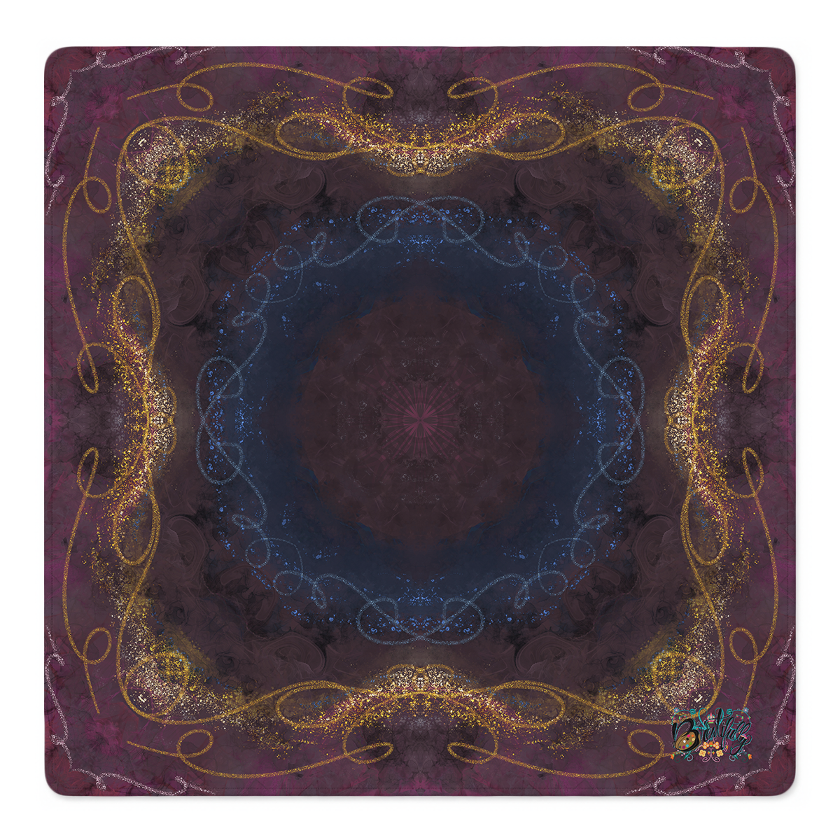 Midnight Stardust Soiree Mahjong Mat | Mahjong by SI