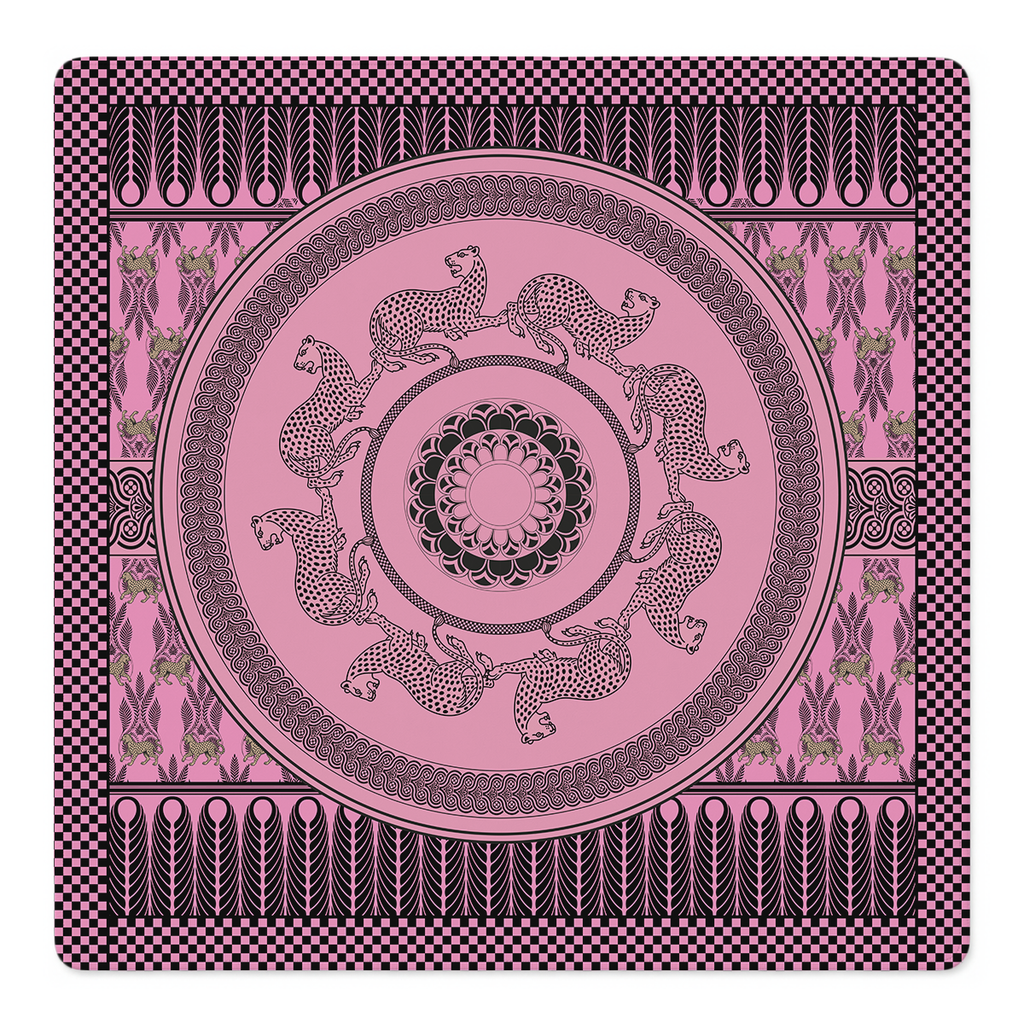 Fiera Rosa Mahjong Mat by Catalina Estrada | Mahjong by SI