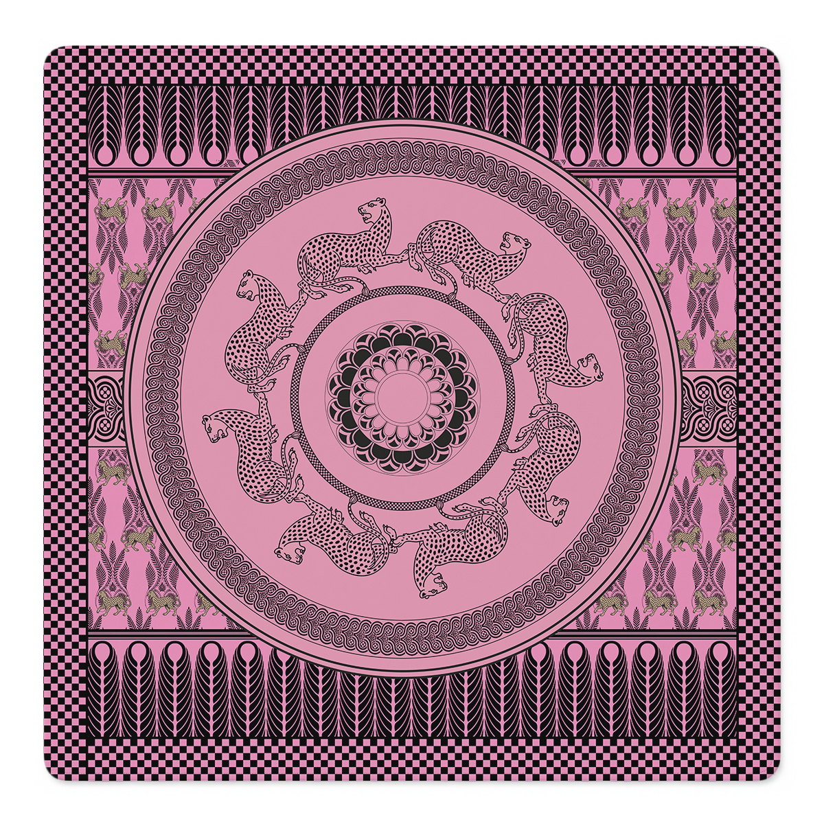 Fiera Rosa Mahjong Mat by Catalina Estrada | Mahjong by SI