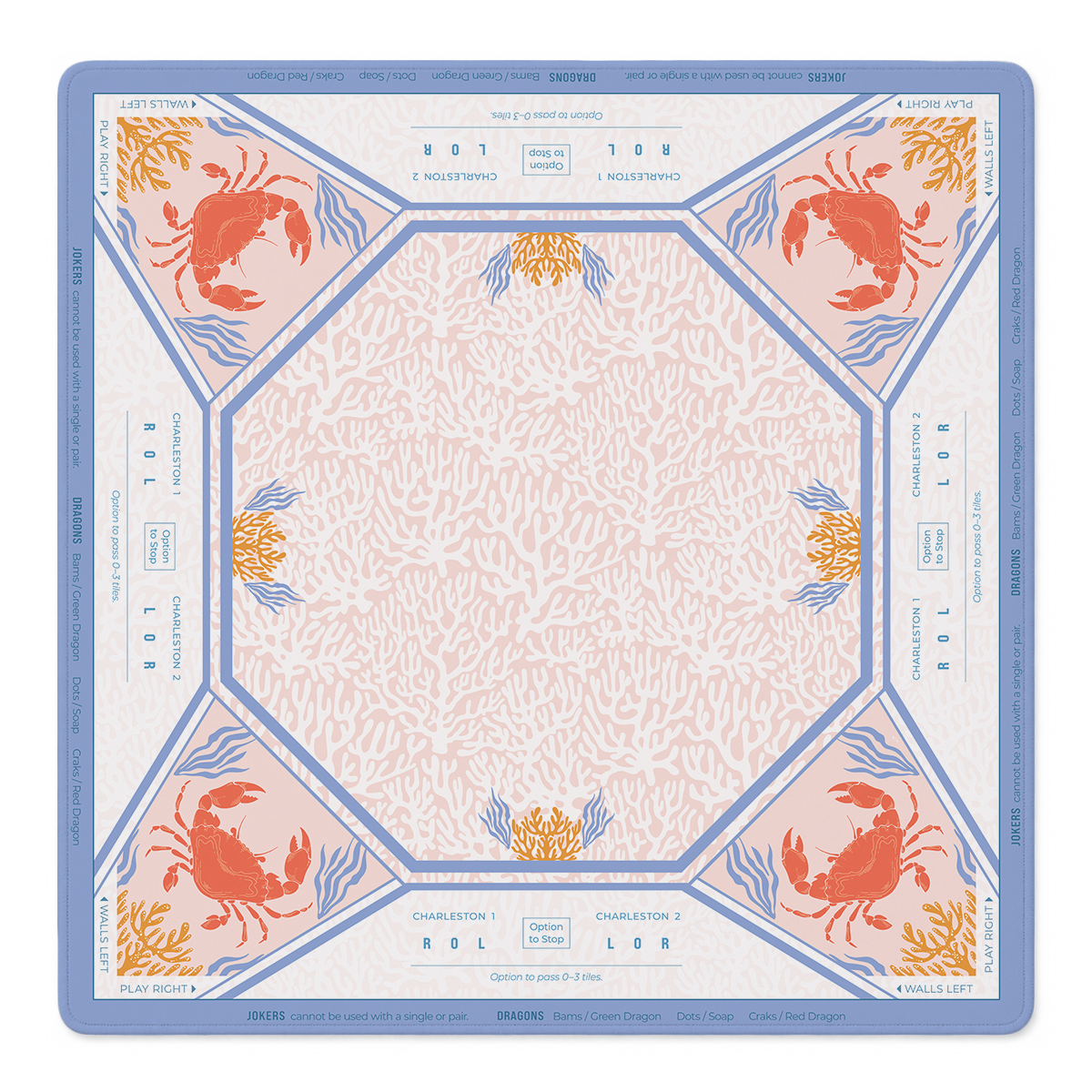 Crab Your Tiles Mahjong Mat | Mahjong by SI