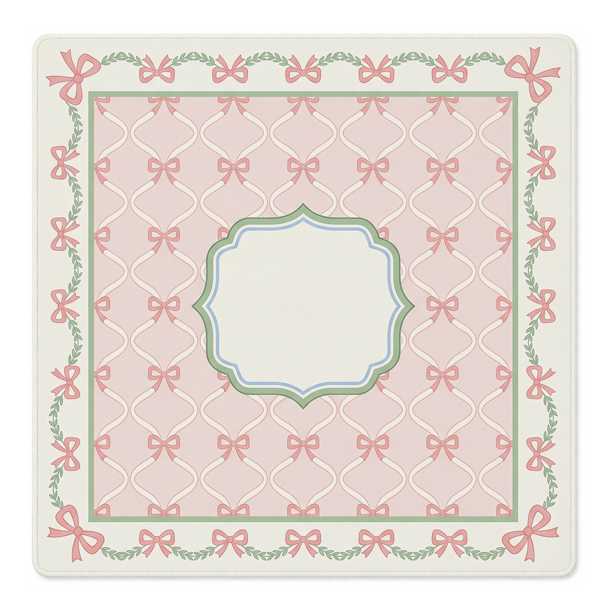 Bow Tied Elegance Mahjong Mat by Mahjong by SI