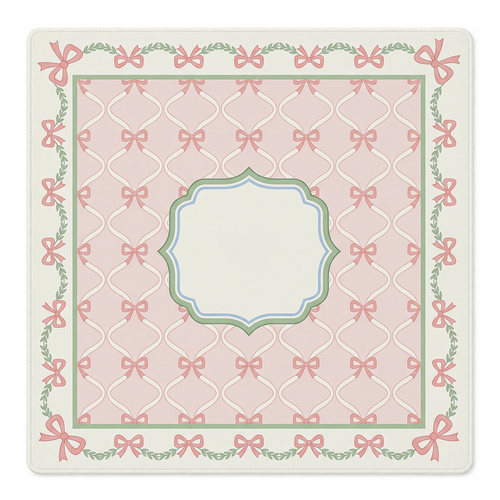 Bow Tied Elegance Mahjong Mat by Mahjong by SI