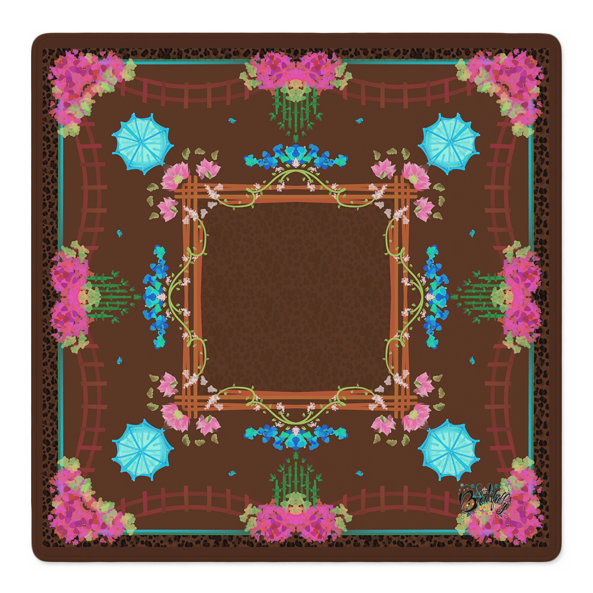 Garden Parasol Paradise Mahjong Mat | Mahjong by SI