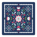 Nordic Night Bloom Mahjong Mat | Mahjong by SI