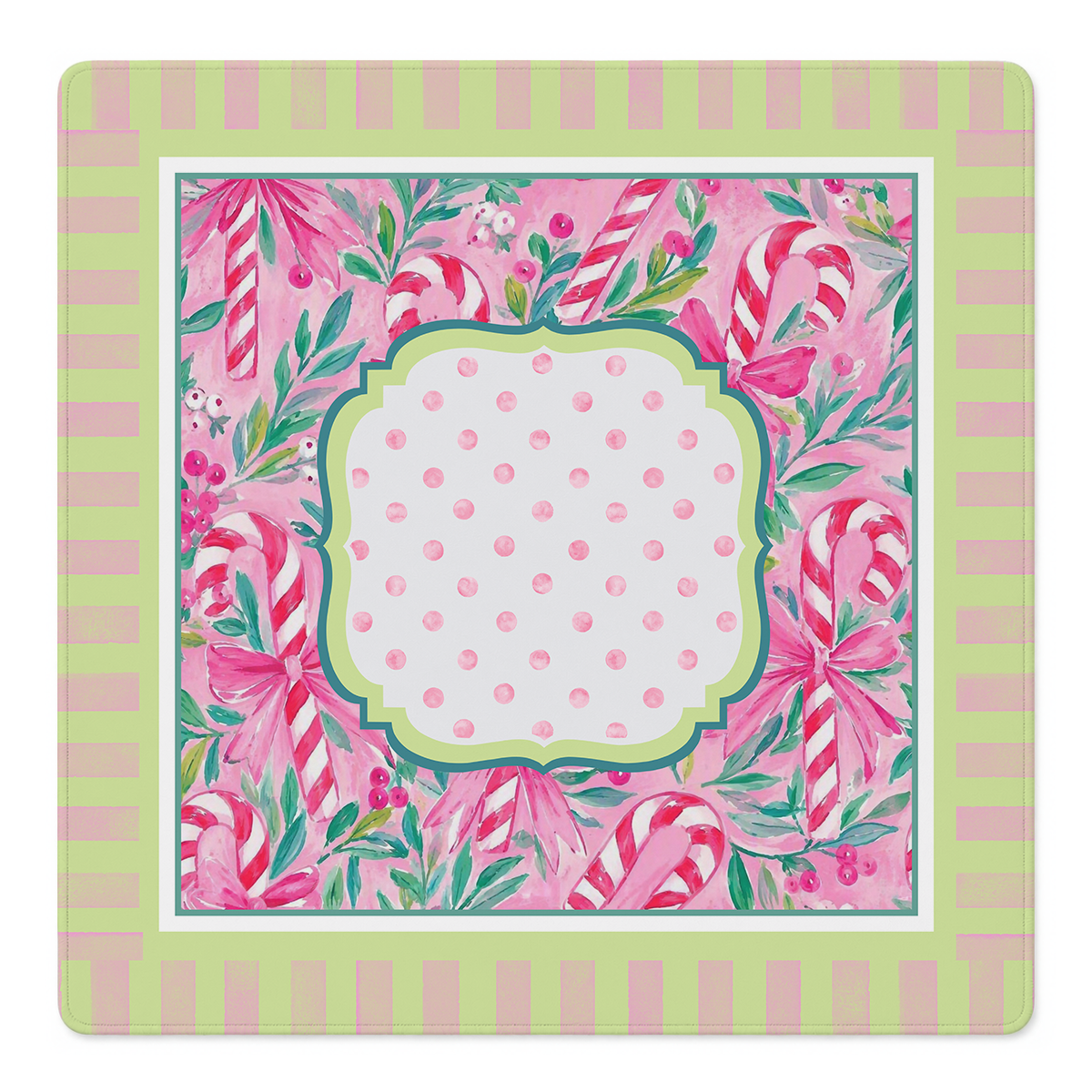 Mahjong by SI™ Candy Cane Club Mahjong Mat