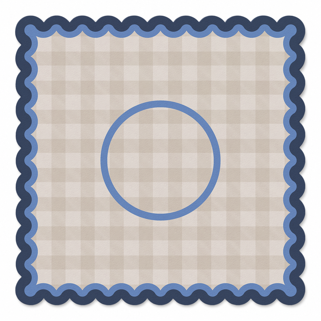 Cottage Gingham Blush Mahjong Mat | Mahjong by SI
