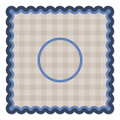 Cottage Gingham Blush Mahjong Mat | Mahjong by SI