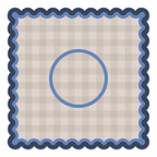 Cottage Gingham Blush Mahjong Mat | Mahjong by SI