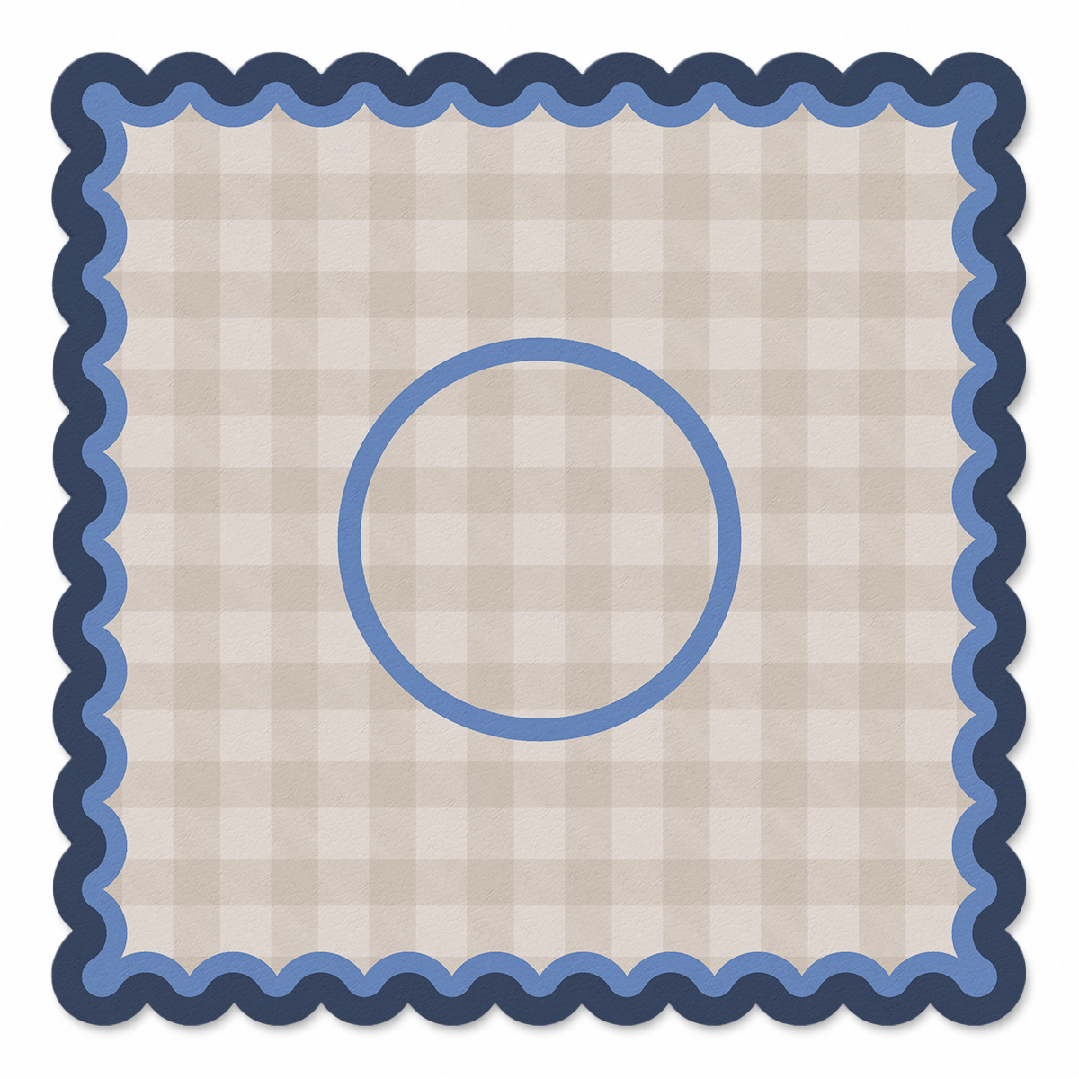 Cottage Gingham Blush Mahjong Mat | Mahjong by SI