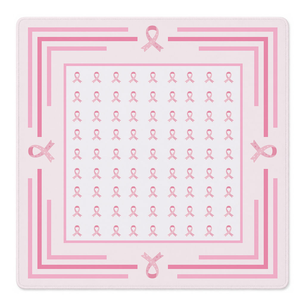 Bows for the Cause Mahjong Mat | Mahjong by SI