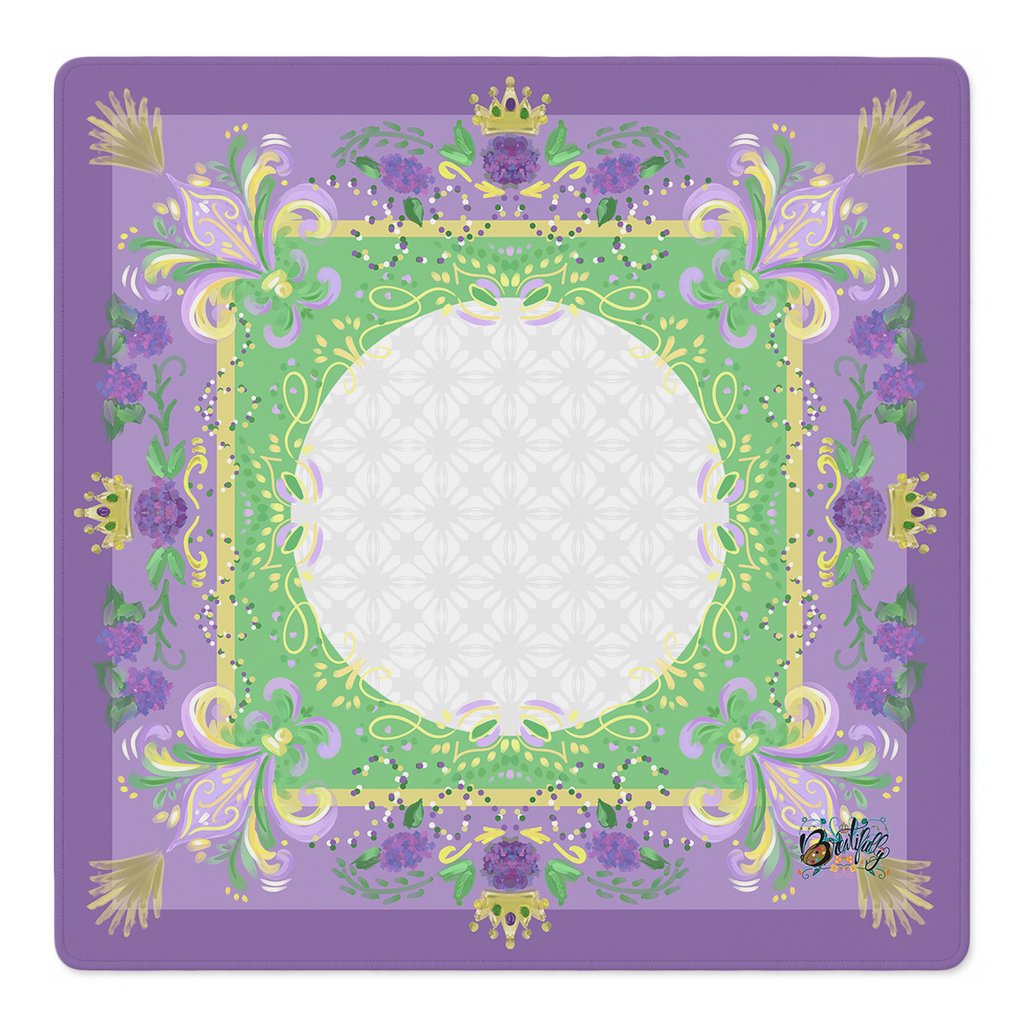 Crown of Lilacs Mahjong Mat by Brewtifully | Mahjong by SI