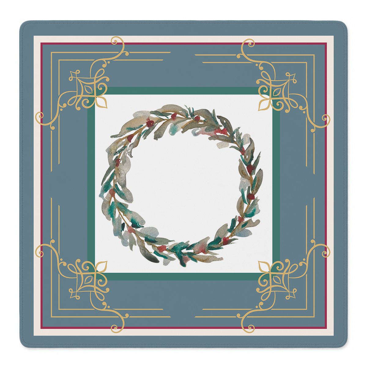 Wreaths a Charm Mahjong Mat | Mahjong by SI