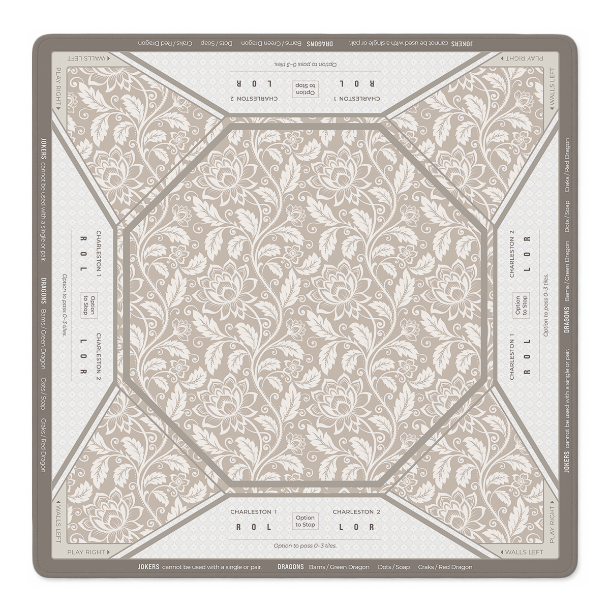 Charleston Charm Mahjong Mat | Mahjong by SI