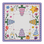 Party Like a Tile Star Mahjong Mat | Mahjong by SI