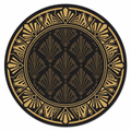 Gilded Deco Sunburst Mahjong Mat | Mahjong by SI