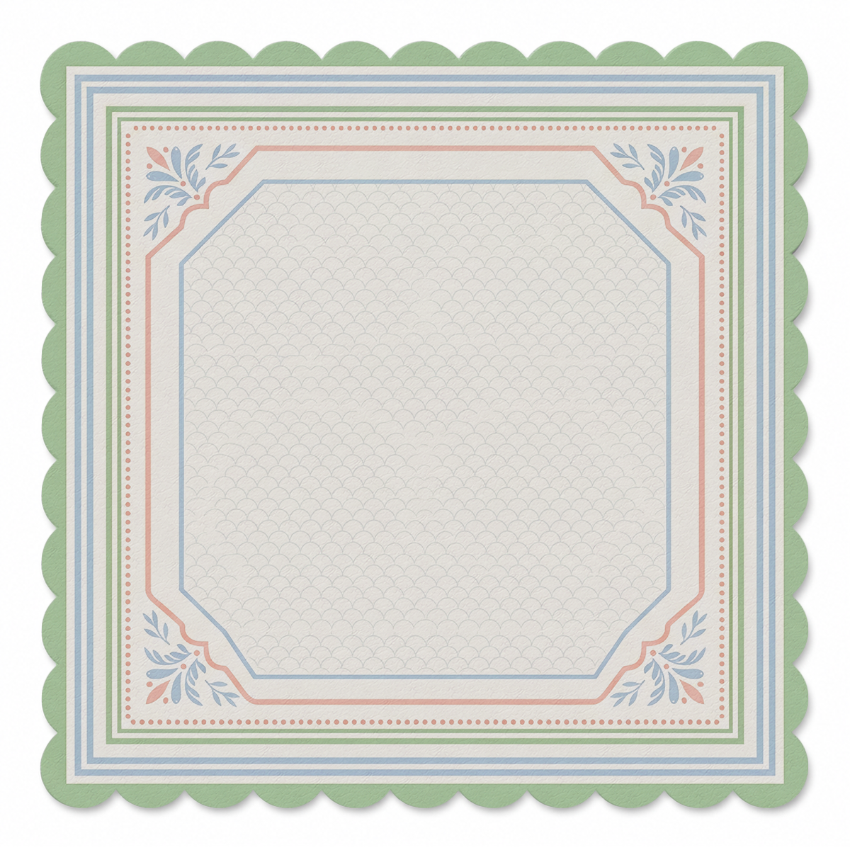 Garden Gate Blush Mahjong Mat | Mahjong by SI