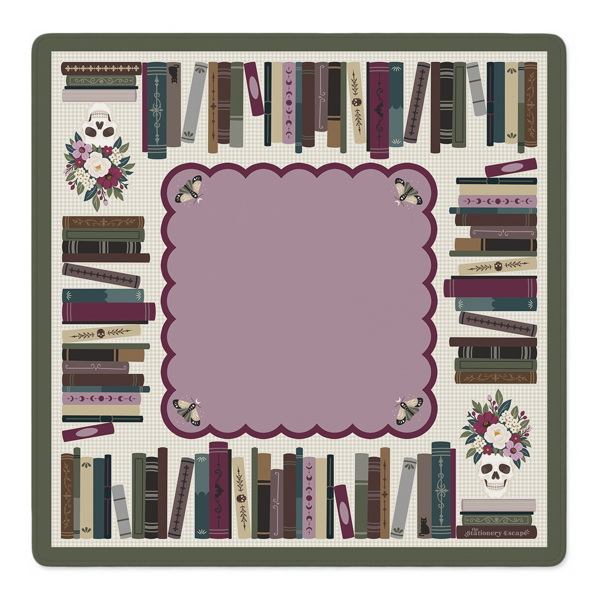 Booked and Bewitched Mahjong Mat | Mahjong by SI