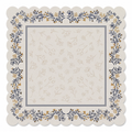 Navy Wildflower Botanical Frame Mahjong Mat | Mahjong by SI