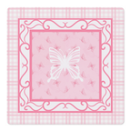 Butterfly Kisses in Pink Mahjong Mat | Mahjong by SI
