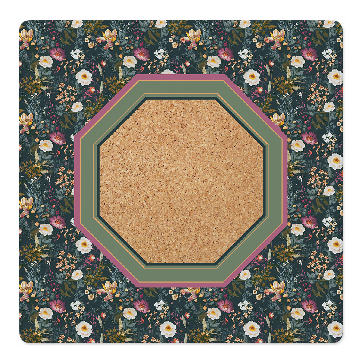 Midnight Rose Garden Mahjong Mat | Mahjong by SI
