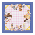 Furry Tale Gingham Mahjong Mat | Mahjong by SI