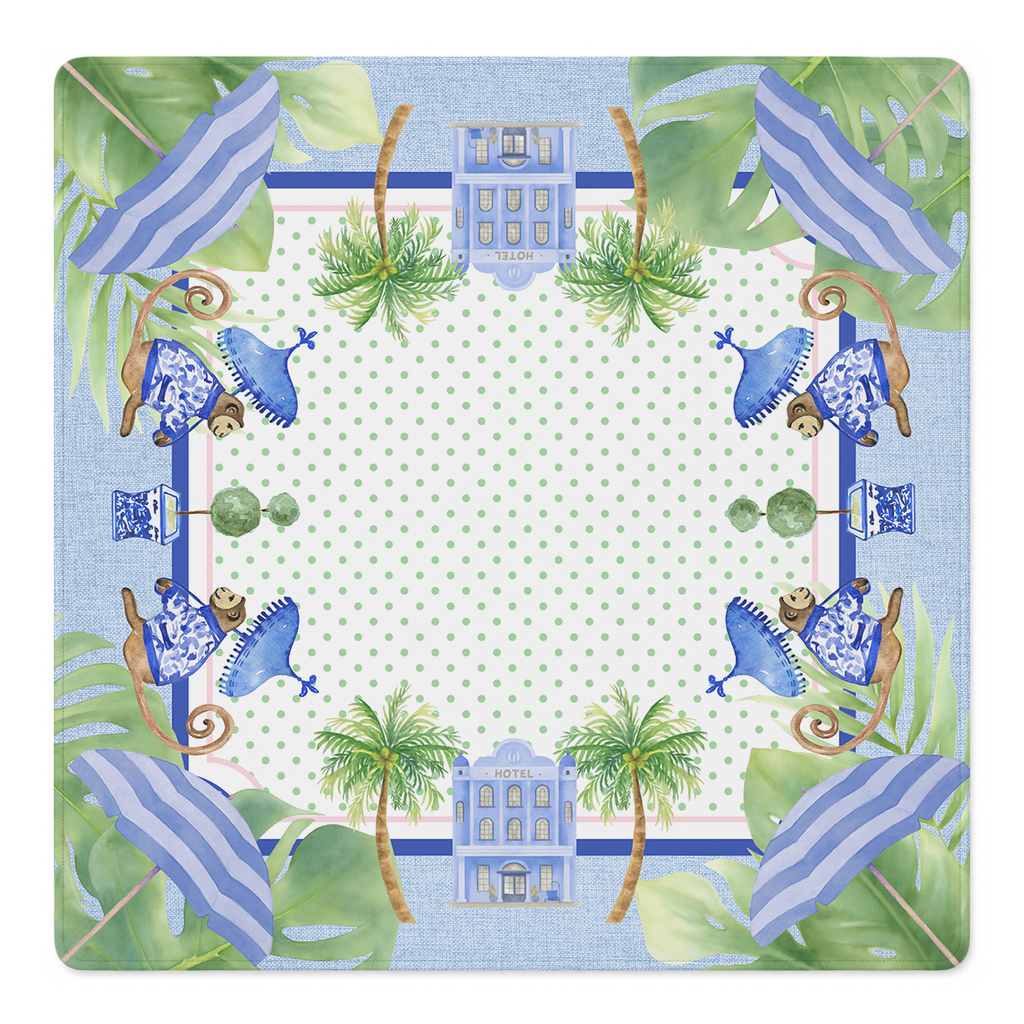 Palm Beach Escape Mahjong Mat | Mahjong by SI