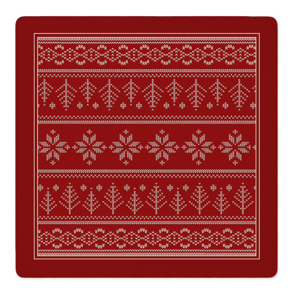 Mahjong by SI™ Fair Isle Be Home for Christmas Mahjong Mat