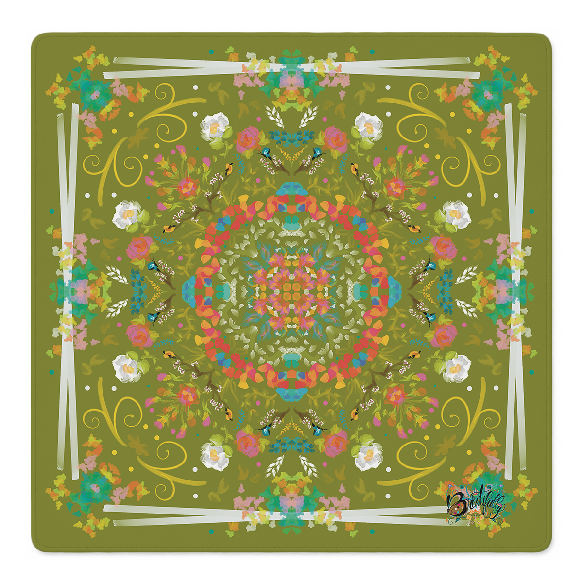 Garden Reverie Mahjong Mat | Mahjong by SI