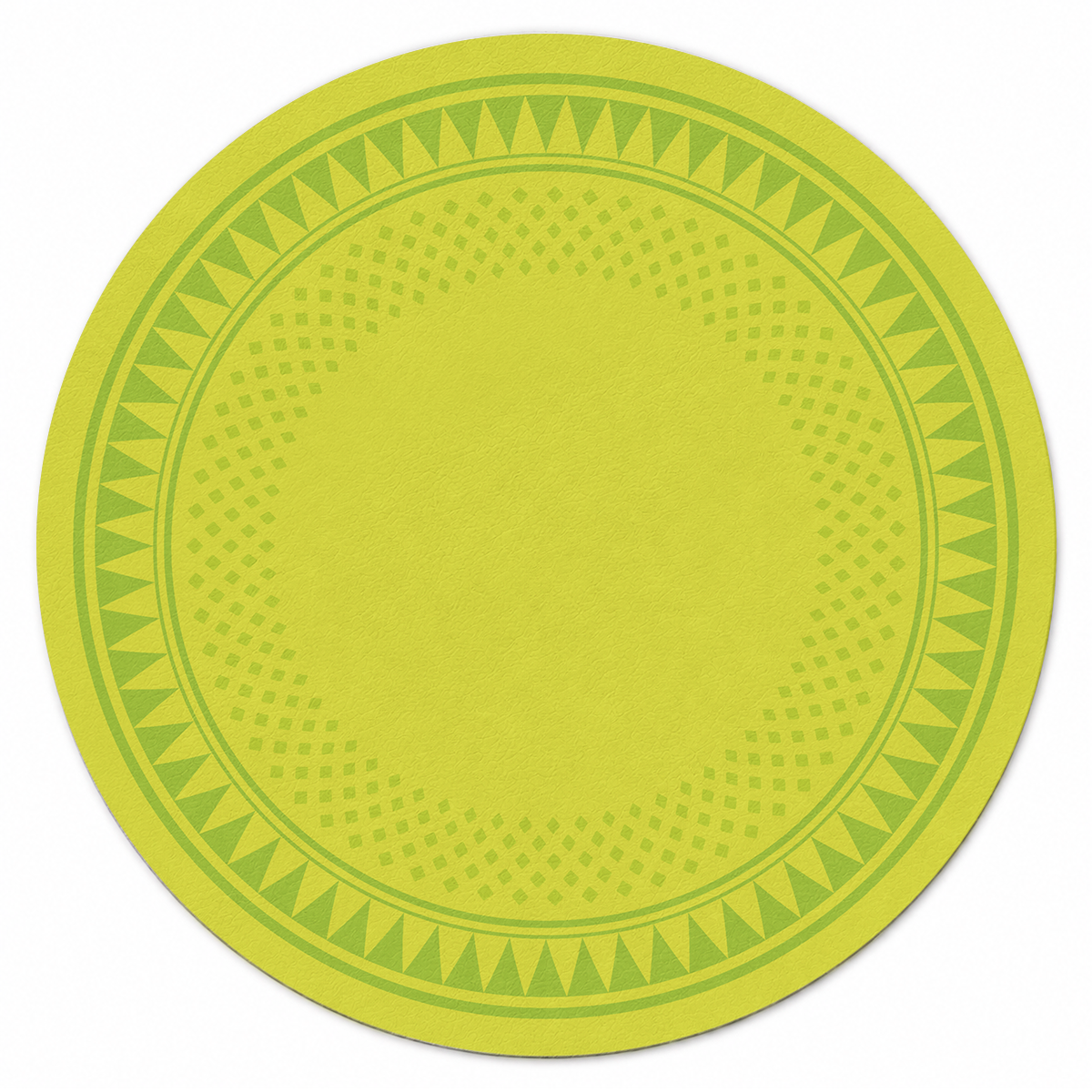 Citrus Sunburst Medallion Mahjong Mat | Mahjong by SI