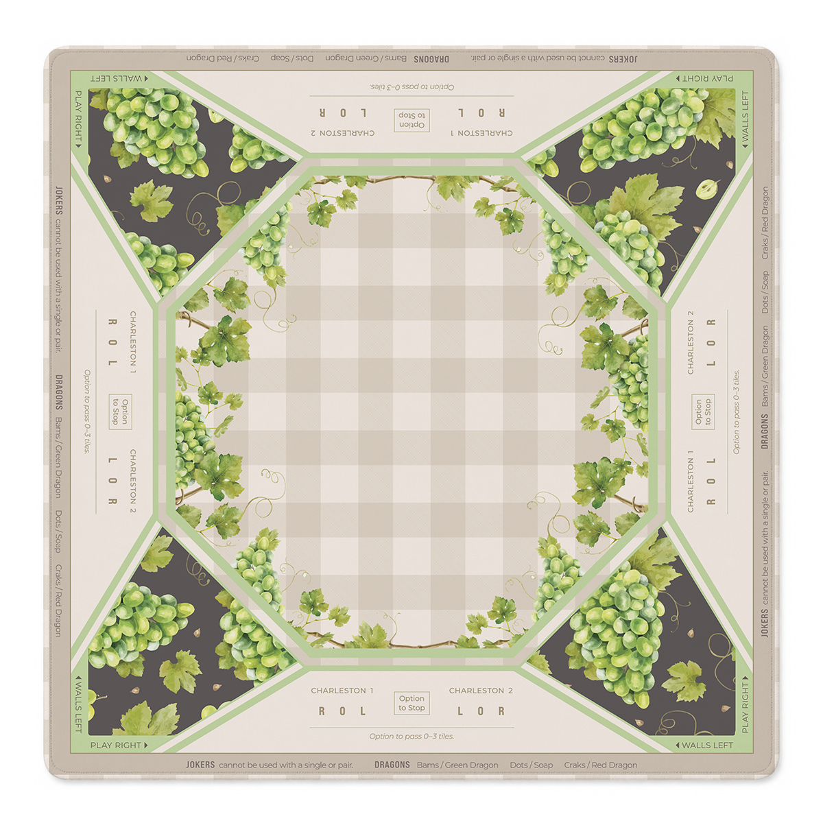 Pour Decisions Mahjong Mat | Mahjong by SI