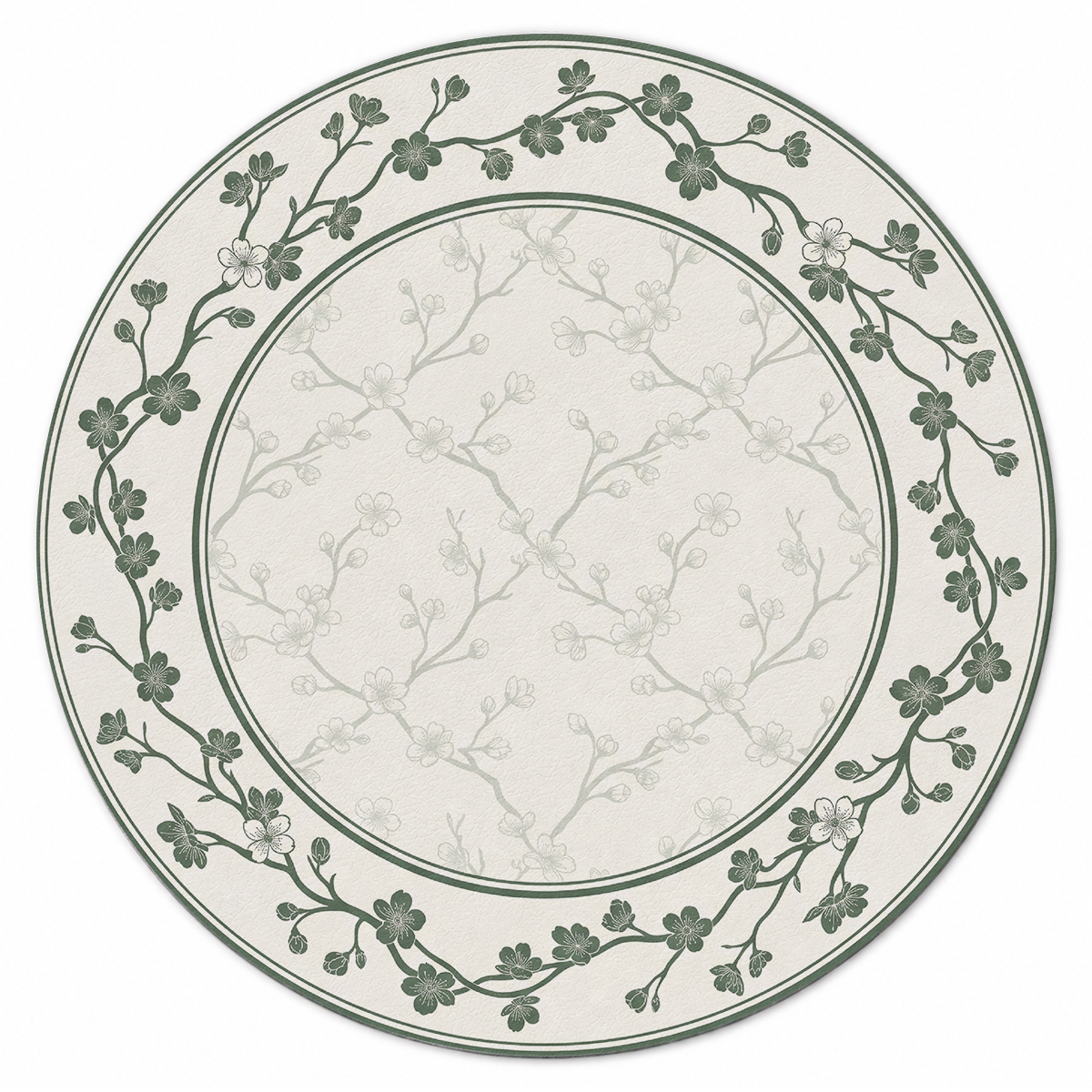 Jade Blossom Wreath Mahjong Mat | Mahjong by SI