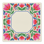 Folk Art Flourish Mahjong Mat by Mahjong by SI