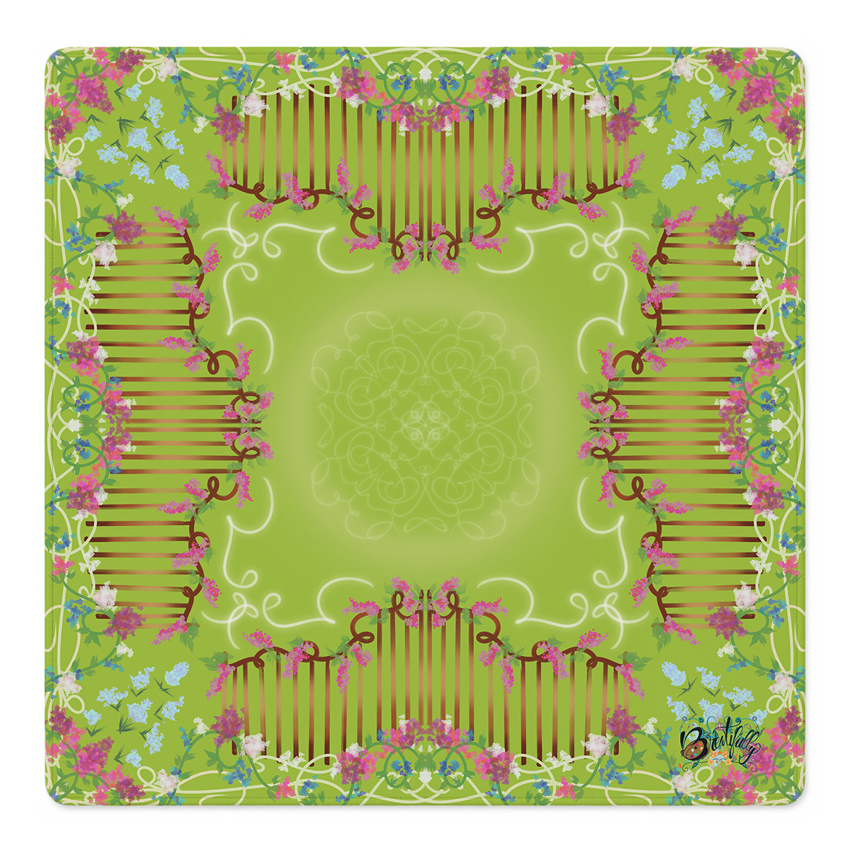 Grape Escape Garden Mahjong Mat | Mahjong by SI