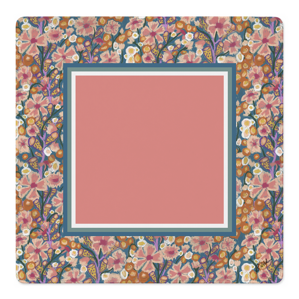 Foxy Peach Mahjong Mat | BWILD Studios x Mahjong by SI™