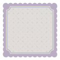 Lavender Ditsy Bloom Frame Mahjong Mat | Mahjong by SI
