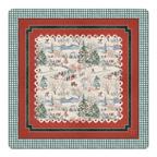 Gingham Bread Village Mahjong Mat | Mahjong by SI