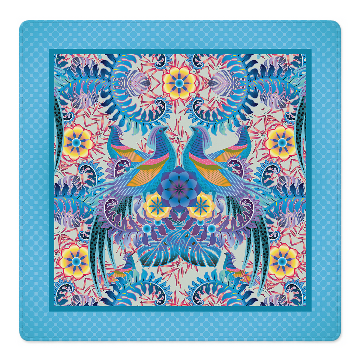 Peacock of the Walk Mahjong Mat | Mahjong by SI