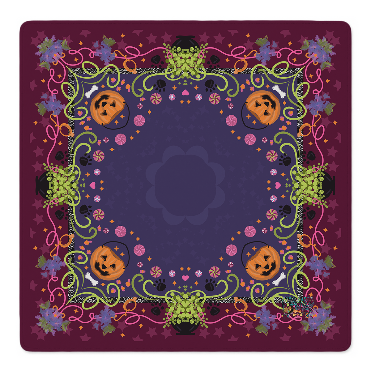 Trick or Treat Yourself Mahjong Mat | Mahjong by SI