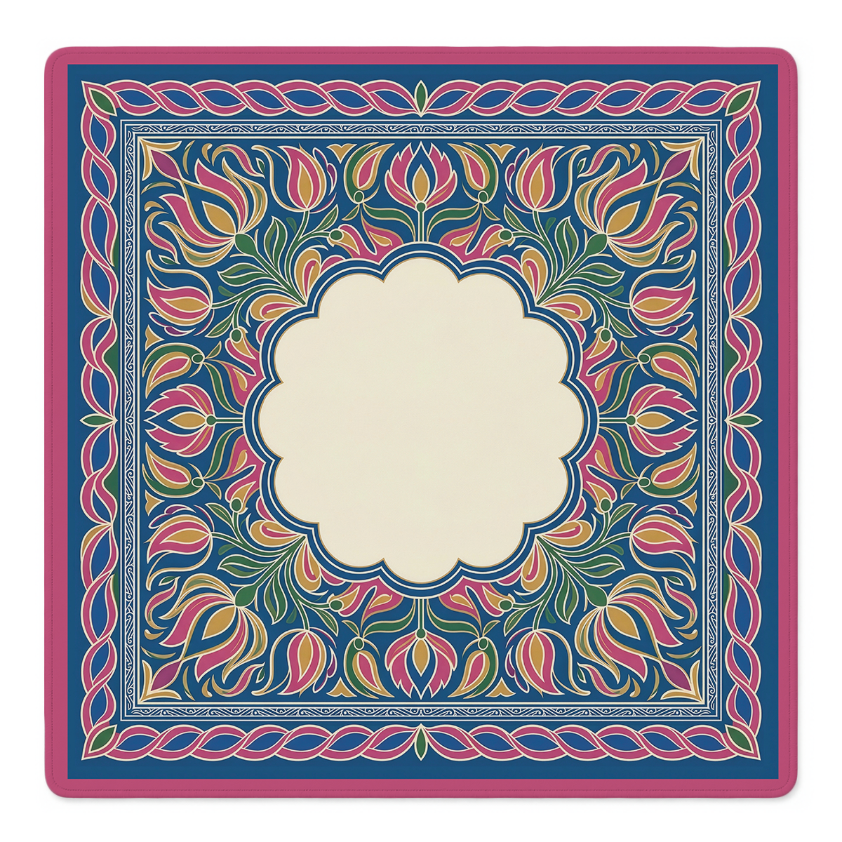 Tulip Tapestry Mahjong Mat by Mahjong by SI