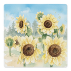 Golden Hour Blooms Mahjong Mat by Mahjong by SI