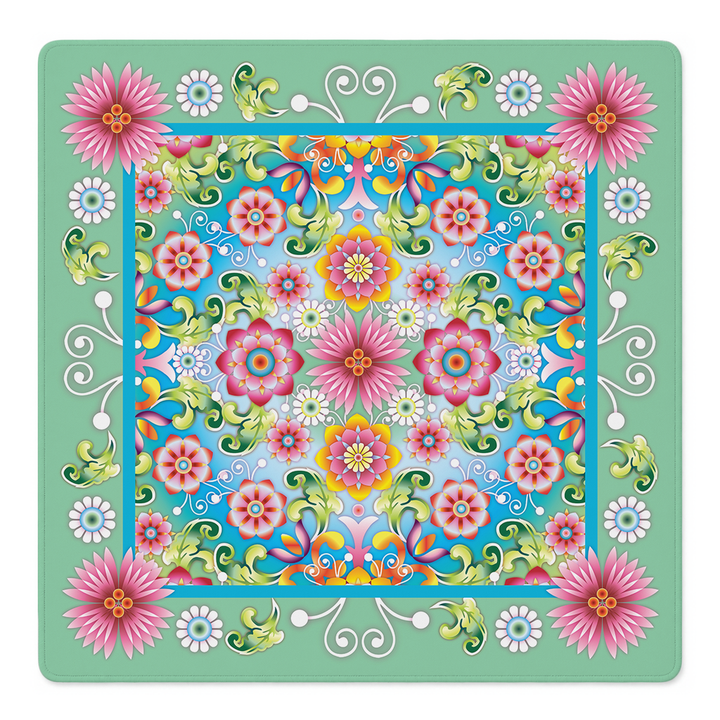 Bloom Where You Mahjong Mahjong Mat | Mahjong by SI