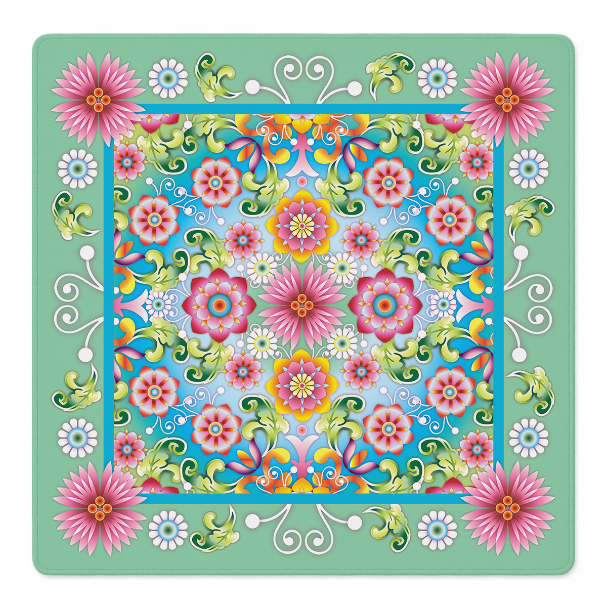 Bloom Where You Mahjong Mahjong Mat | Mahjong by SI