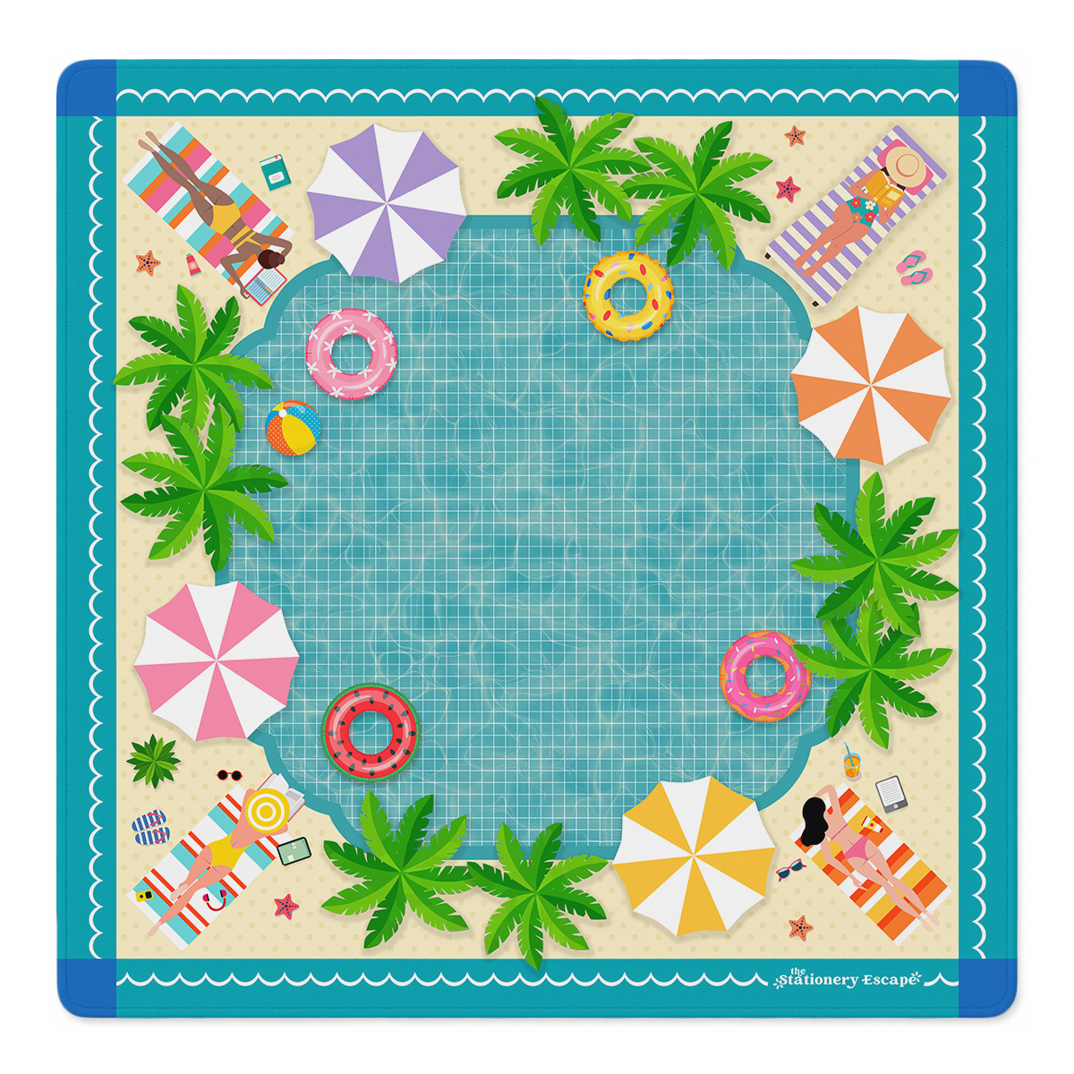 Float On, Honey Mahjong Mat | Mahjong by SI