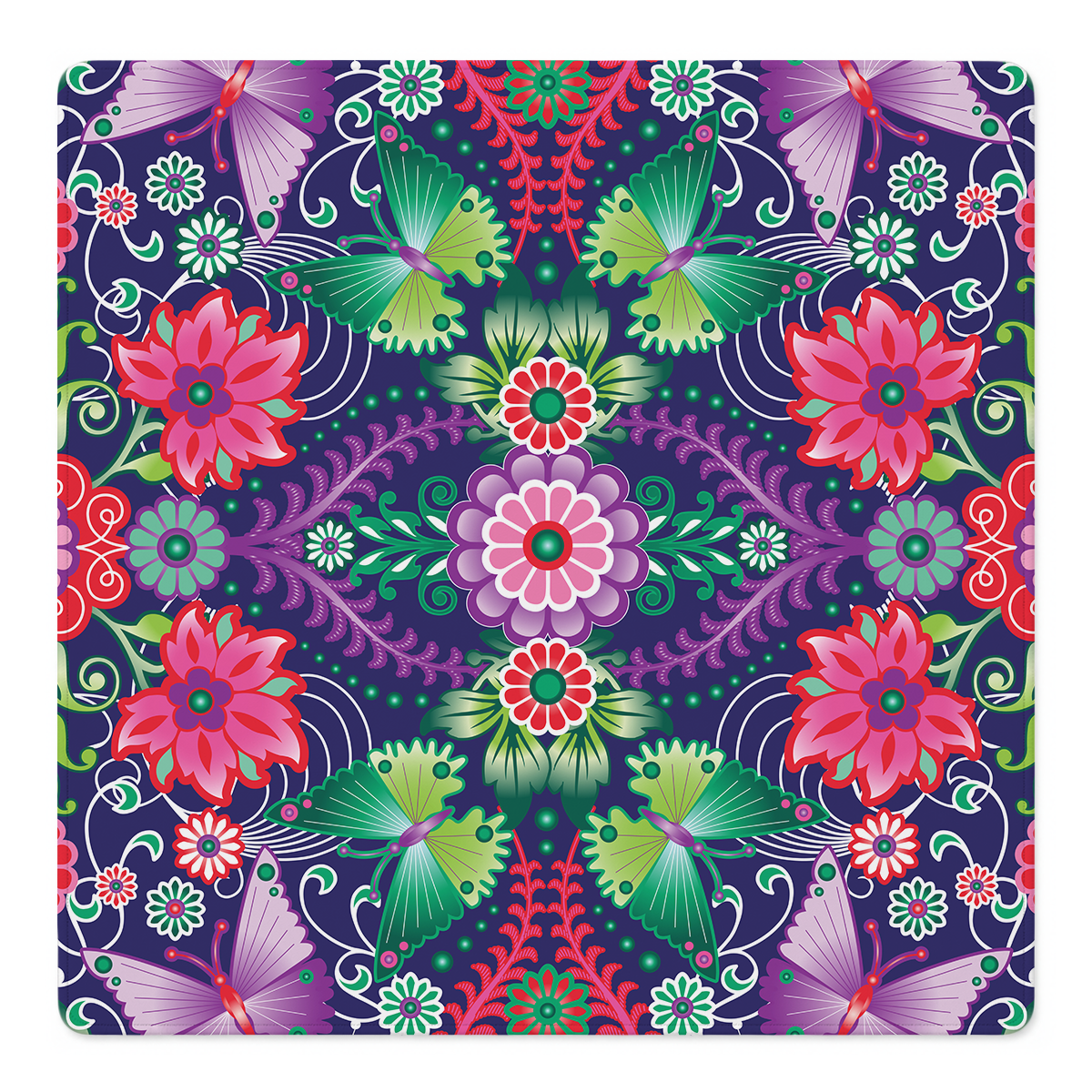 Mariposa Mahjong Mat by Catalina Estrada | Mahjong by SI